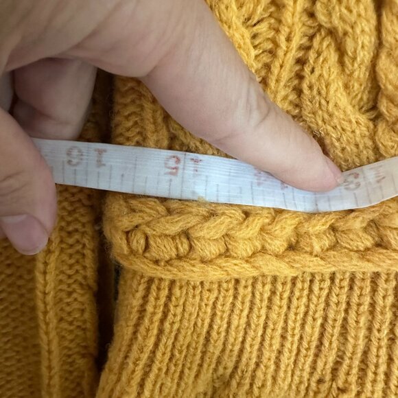 Anthropologie Sparrow Strathmore Wool Sweater Knit Cardigan Jacket long Sleeve S - Picture 11 of 12